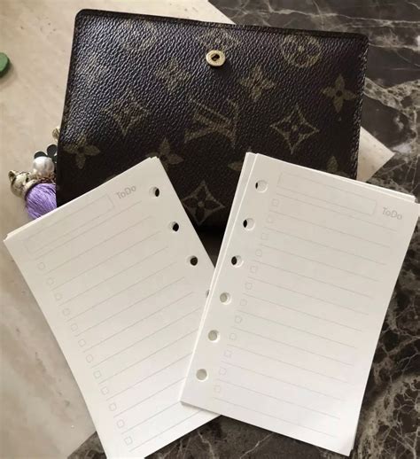 Louis Vuitton 2025 agenda refill